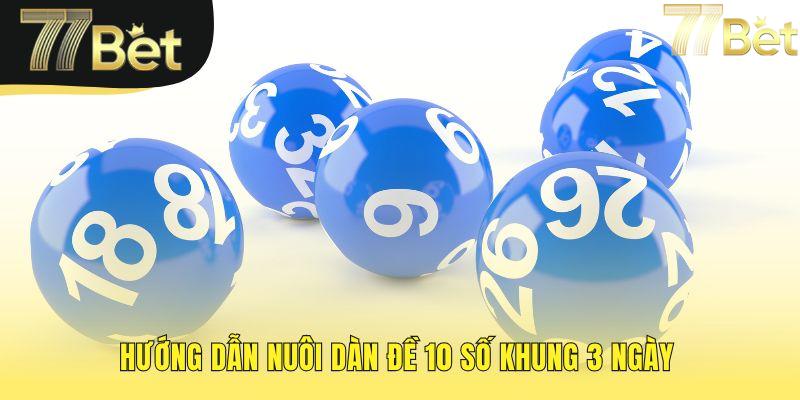 Nuôi dàn đề 10 số cần kỷ luật với kế hoạch vốn 1:2:4